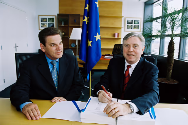 Billede 5: LEX signing in Strasbourg