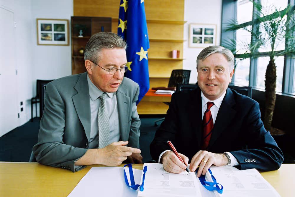 LEX signing in Strasbourg