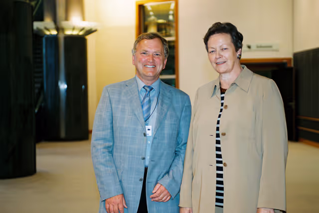 Fotografia 3: German MEPs with a guest in Brussels