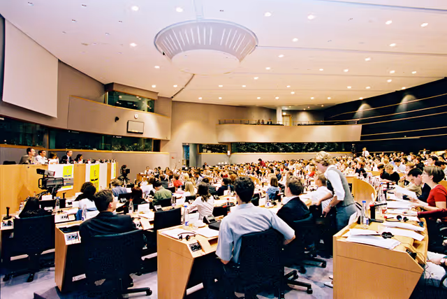 Foto 3: Meeting of the Youth European Convention in Brussels - Election of the President and questors