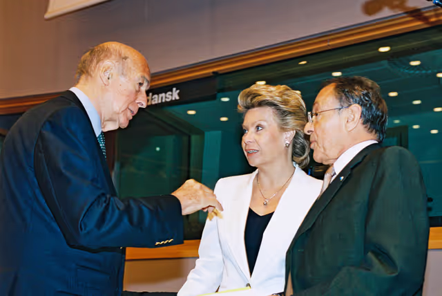 Foto 24: Meeting of the Youth European Convention with the President of the European Convention in Brussels