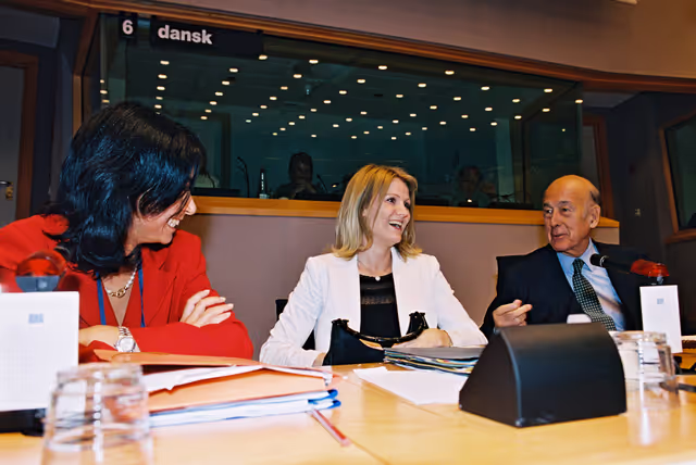 Foto 25: Meeting of the Youth European Convention with the President of the European Convention in Brussels