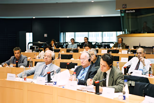 Fotografie 1: Meeting at the European Parliament in Brussels