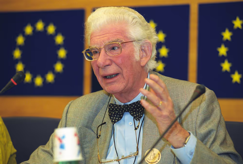 Willy DE CLERCQ attends a news conference in Strasbourg