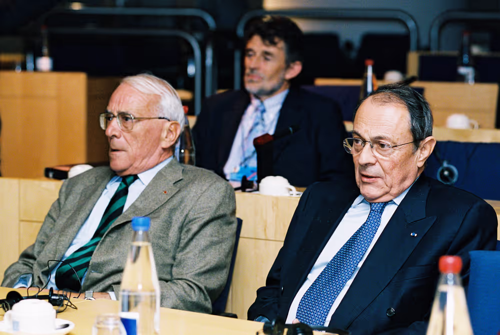 Video projection with Michel ROCARD