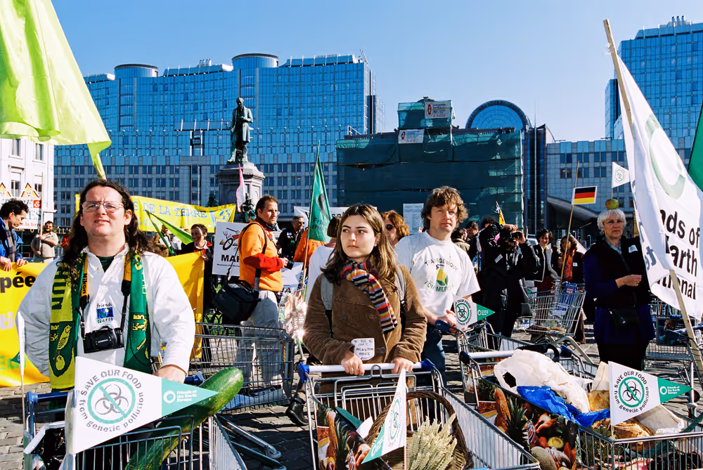 Demonstration against the use of GMO's in food