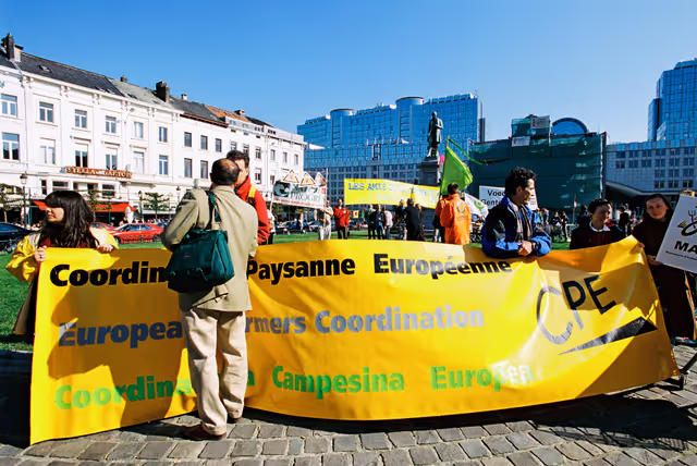 Fotografija 10: Demonstration against the use of GMO's in food