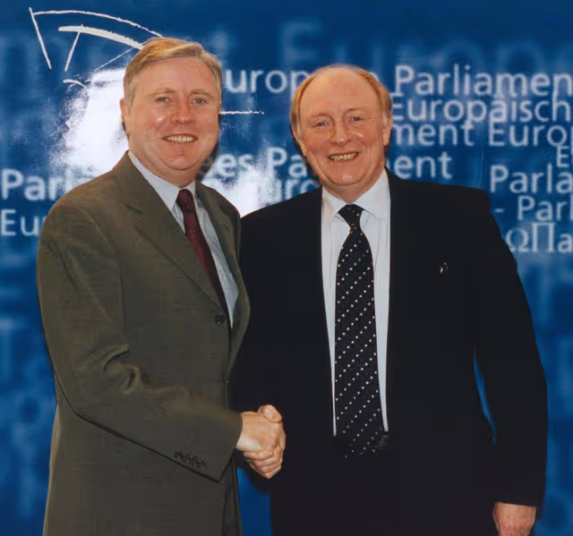 Fotografie 6: EP President meets with European Commissioner Neil KINNOCK