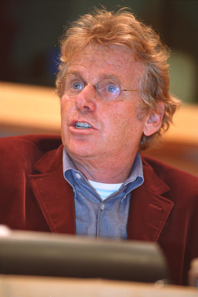 MEP Daniel COHN BENDIT attends a meeting in Brussels