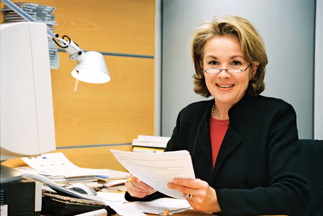 Photo 1 : MEP Nicole THOMAS-MAURO at the European Parliament in Brussels