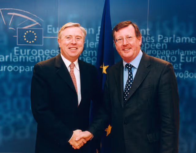 Billede 2: EP President meets with David TRIMBLE, leader of the Unionist Party of Ulster
