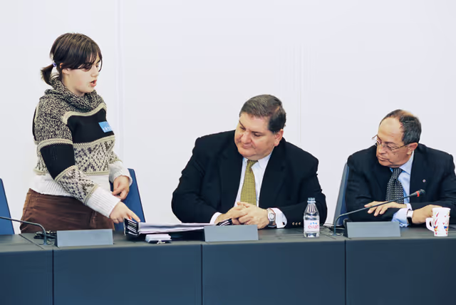 Fotó 14: Italian MEPs meet with students in Strasbourg