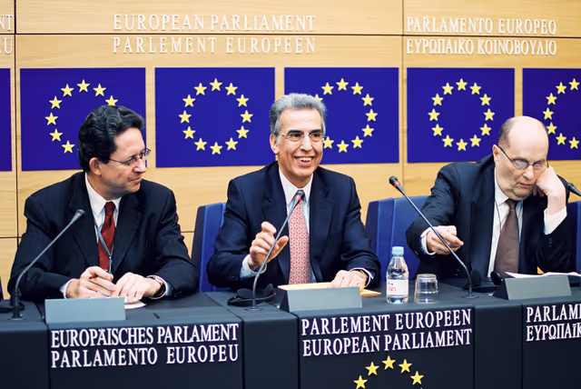 Nuotrauka 7: Press conference introducing Nikiforos DIAMANDOUROS as new European Ombudsman