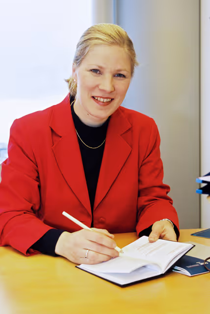 Fotografia 9: Portrait of MEP Marjo MATIKAINEN-KALLSTROM at the European Parliament in Brussels