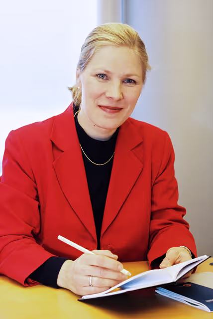 Fotografia 14: Portrait of MEP Marjo MATIKAINEN-KALLSTROM at the European Parliament in Brussels