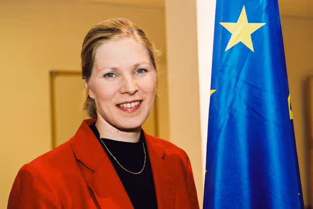 Fotografia 5: Portrait of MEP Marjo MATIKAINEN-KALLSTROM at the European Parliament in Brussels