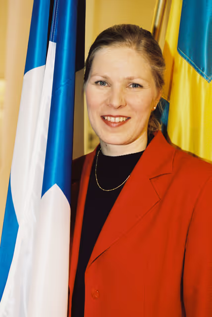 Fotografia 1: Portrait of MEP Marjo MATIKAINEN-KALLSTROM at the European Parliament in Brussels