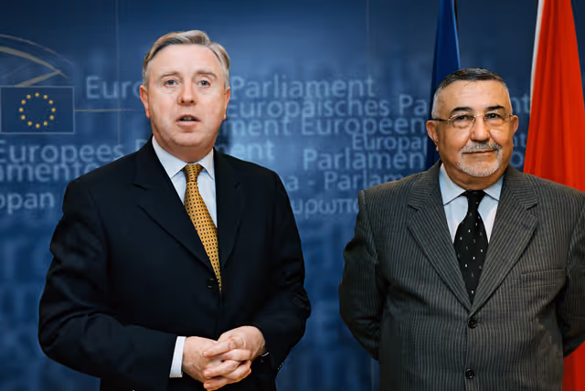 Pat COX - EP President meets with Abdelouahed RADI, Speaker of Moroccan Chamber of Representatives and Co-President of Euromediterranean Forum