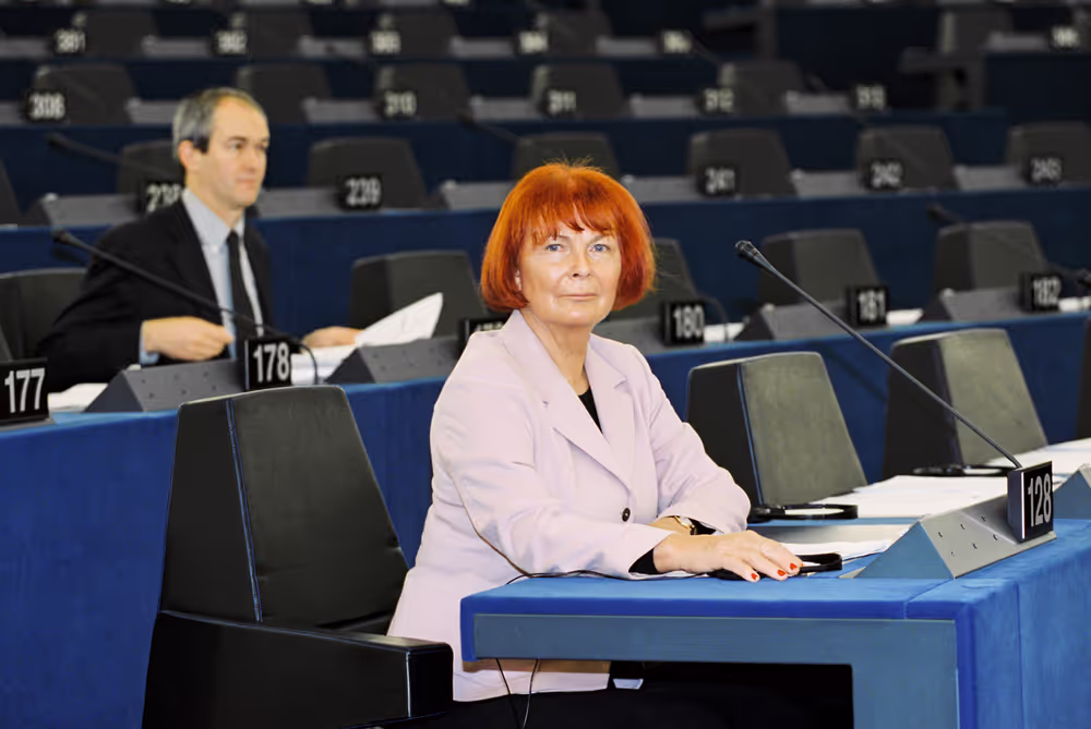 MEP Christa RANDZIO-PLATH in Plenary Session in Strasbourg