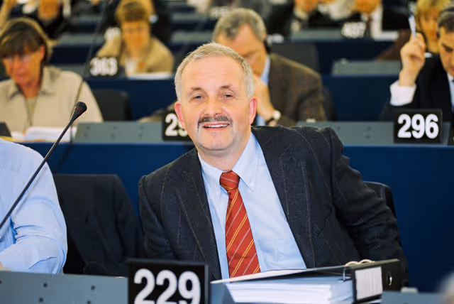 Photo 42 : MEP Udo BULLMANN in Plenary Session in Strasbourg