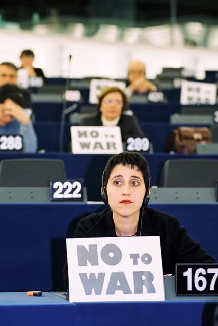 Photo 44 : MEP Yasmine BOUDJENAH in Plenary Session in Strasbourg