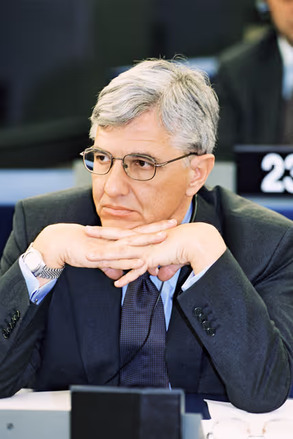 Photo 1 : Anastasios GIANNITSIS, Greek Deputy Minister for Foreign Affairs in Plenary Session in Strasbourg