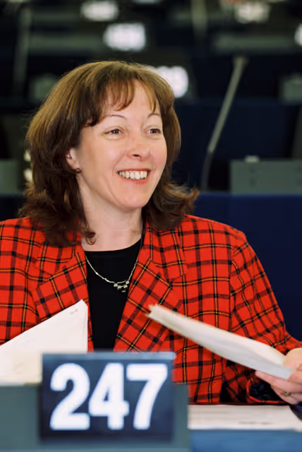 Photo 24 : MEP Jill EVANS in Plenary Session in Strasbourg
