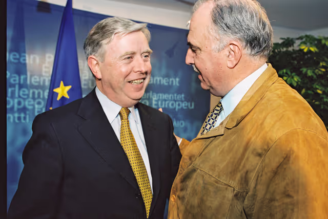 Fotografija 4: Pat COX EP President meets with MEP Isodoro SANCHEZ GARCIA