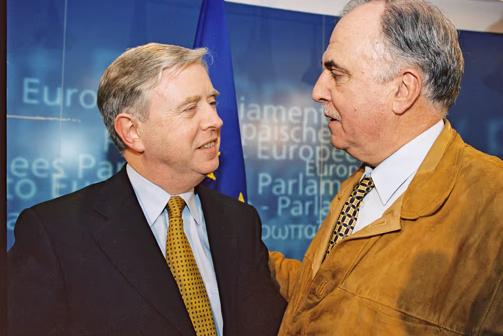 Pat COX EP President meets with MEP Isodoro SANCHEZ GARCIA