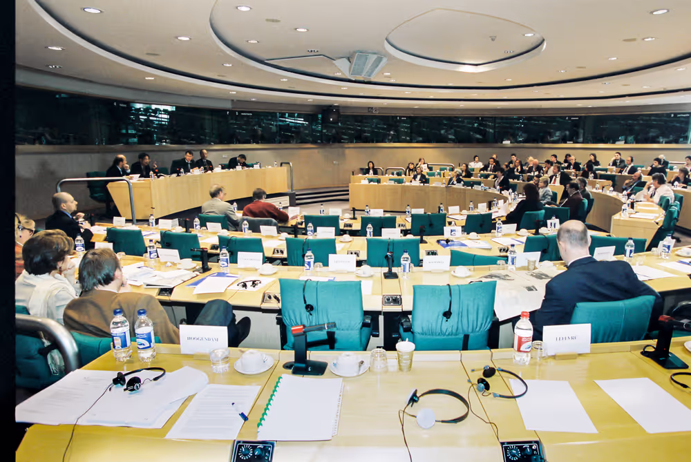 Meeting at the European Parliament in Brussels