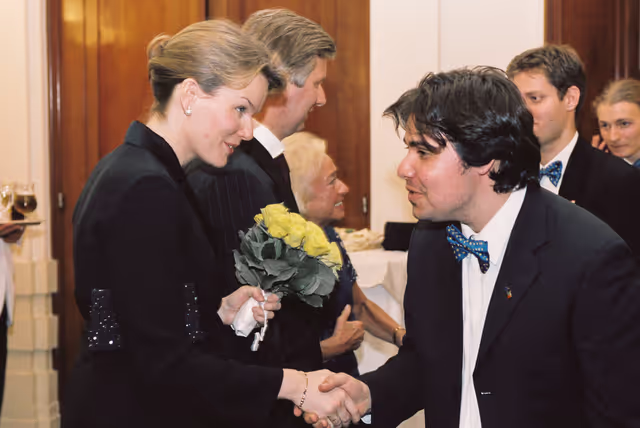 Fotografi 11: Visit of Prince Philippe and Princess Mathilde of Belgium at the European Parliament in Brussels