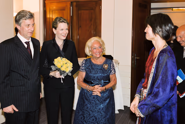 Fotografi 8: Visit of Prince Philippe and Princess Mathilde of Belgium at the European Parliament in Brussels