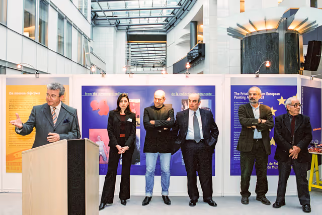 Exhibition at the European Parliament in the presence of EC President
