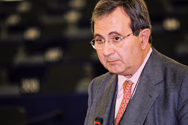 Portrait of MEPs during the plenary session in Strasbourg