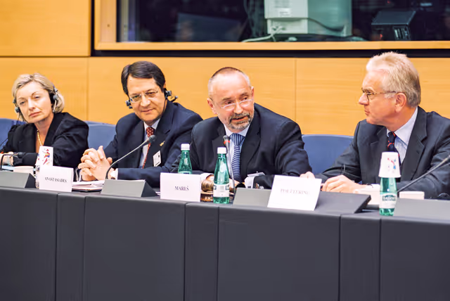 Photo 10 : EPP meeting at the European Parliament in Strasbourg.
