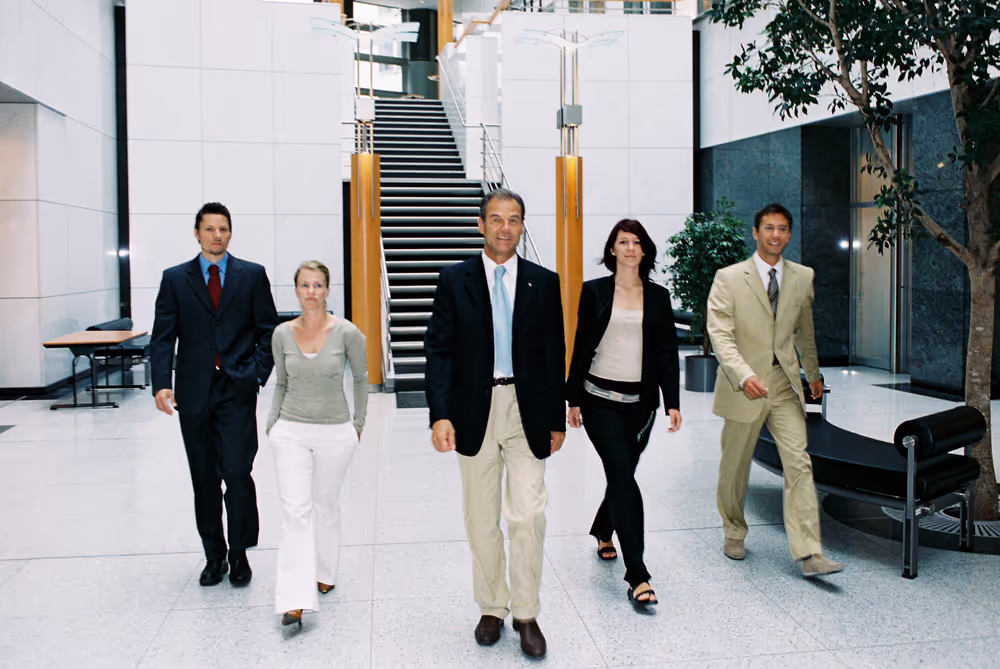 MEP Hubert PIRKER with assistants in Brussels