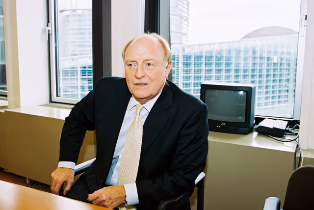Снимка 2: Interview with European Commissioner in charge of Administrative Reform Neil KINNOCK
