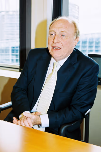 Снимка 1: Interview with European Commissioner in charge of Administrative Reform Neil KINNOCK