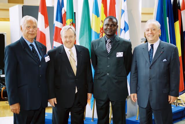 Fotografija 1: Visit of Jean CODO, expert in Cargo Tracking Note