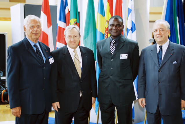 Fotografija 5: Visit of Jean CODO, expert in Cargo Tracking Note