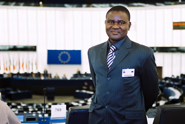 Fotografija 8: Visit of Jean CODO, expert in Cargo Tracking Note