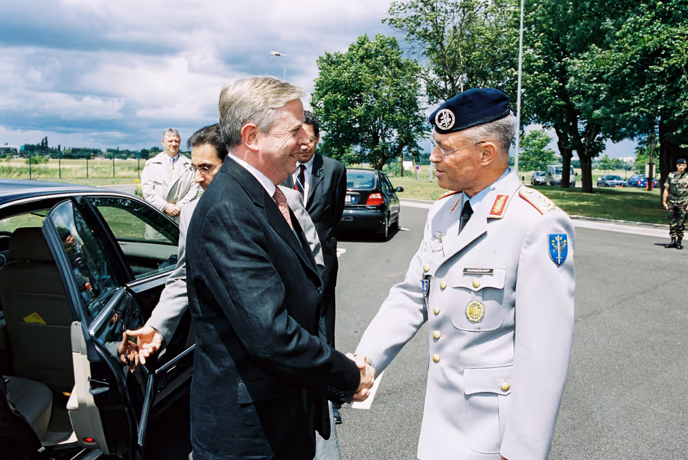 EP President makes an official visit to the Eurocorps