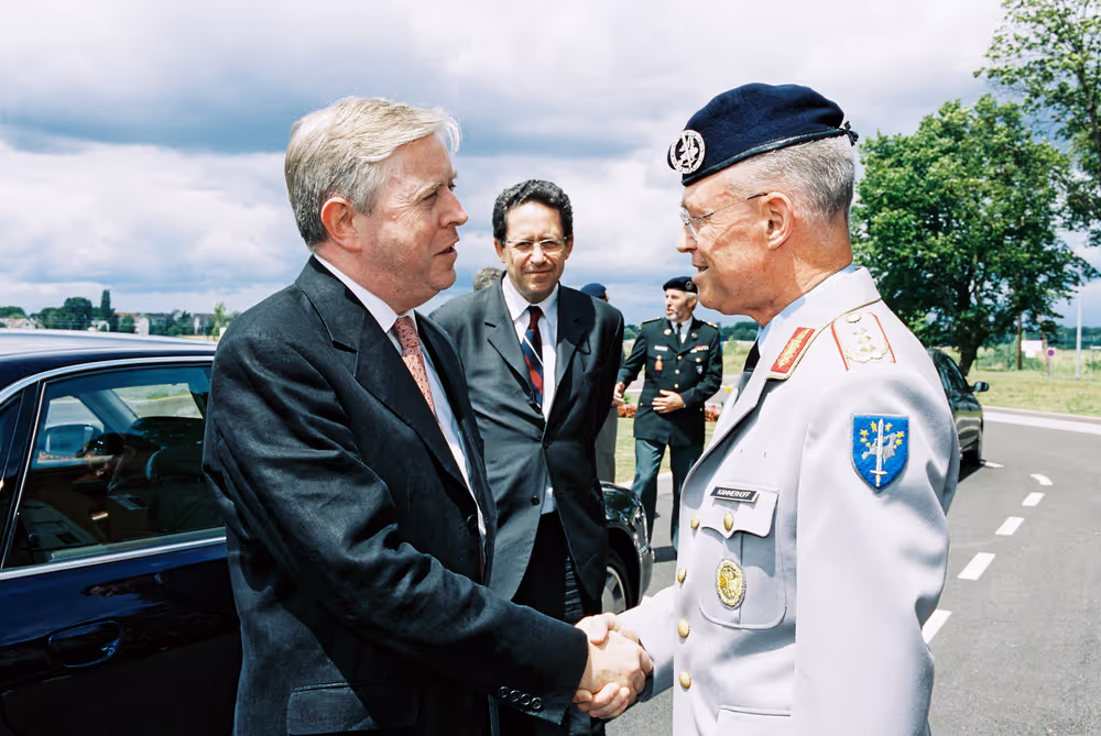 EP President makes an official visit to the Eurocorps