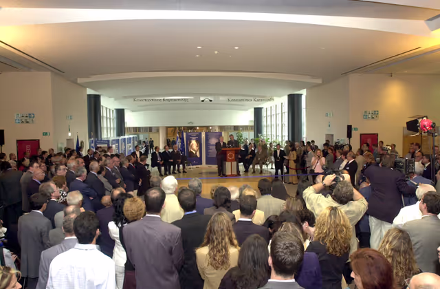 Fotografie 14: Official inauguration of the Konstantinos Karamanlis passerelle.