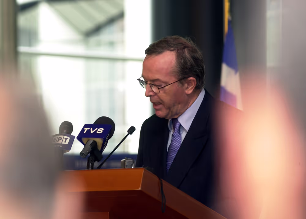 Official inauguration of the Konstantinos Karamanlis passerelle.