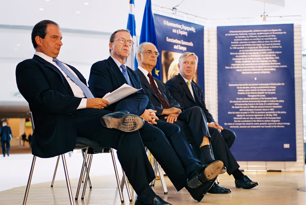 Official inauguration of the Konstantinos Karamanlis passerelle.