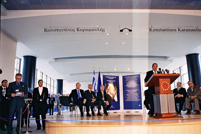 Fotografie 38: Official inauguration of the Konstantinos Karamanlis passerelle.