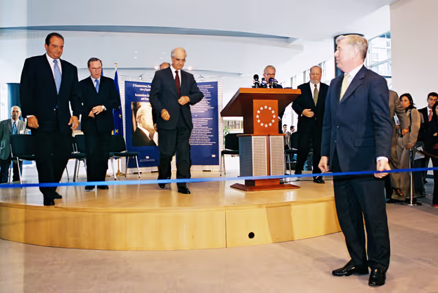 Fotografie 39: Official inauguration of the Konstantinos Karamanlis passerelle.