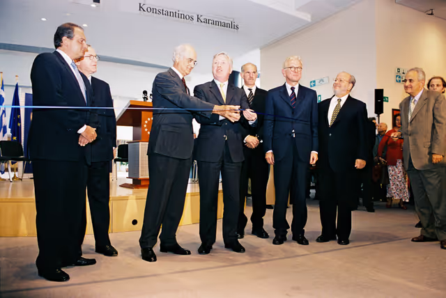 Fotografie 32: Official inauguration of the Konstantinos Karamanlis passerelle.