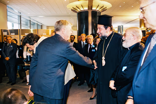 Fotografie 35: Official inauguration of the Konstantinos Karamanlis passerelle.